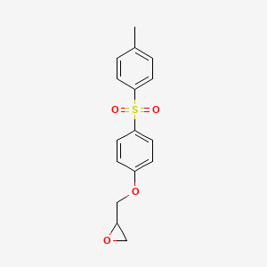 2-{[4-(4-Methylbenzene-1-sulfonyl)phenoxy]methyl}oxirane