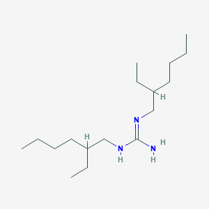 molecular formula C17H37N3 B14298173 N,N''-Bis(2-ethylhexyl)guanidine CAS No. 112960-67-5