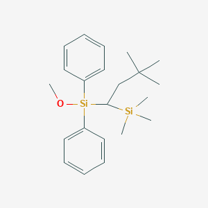 [3,3-Dimethyl-1-(trimethylsilyl)butyl](methoxy)diphenylsilane