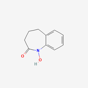 molecular formula C10H11NO2 B14298194 1-Hydroxy-1,3,4,5-tetrahydro-2H-1-benzazepin-2-one CAS No. 113961-86-7