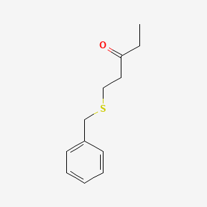 1-(Benzylsulfanyl)pentan-3-one