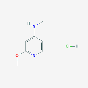molecular formula C7H11ClN2O B1429823 (2-Methoxy-pyridin-4-yl)-methyl-amine hydrochloride CAS No. 1965309-86-7
