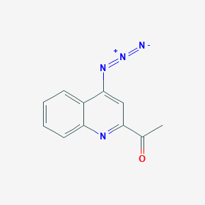 1-(4-Azidoquinolin-2-yl)ethan-1-one