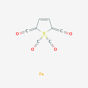 molecular formula C8H2FeO4S B14298257 CID 71337081 CAS No. 113245-85-5