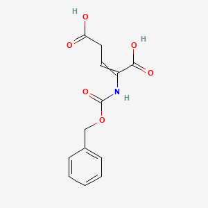 2-{[(Benzyloxy)carbonyl]amino}pent-2-enedioic acid