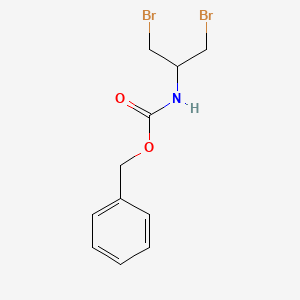 molecular formula C11H13Br2NO2 B14298295 Benzyl (1,3-dibromopropan-2-yl)carbamate CAS No. 115705-75-4