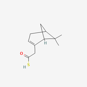 (6,6-Dimethylbicyclo[3.1.1]hept-2-en-2-yl)ethanethioic S-acid