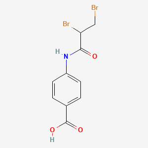 4-(2,3-Dibromopropanamido)benzoic acid