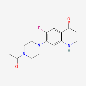 7-(4-acetylpiperazin-1-yl)-6-fluoro-1H-quinolin-4-one