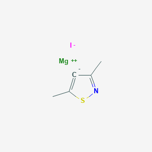 magnesium;3,5-dimethyl-4H-1,2-thiazol-4-ide;iodide