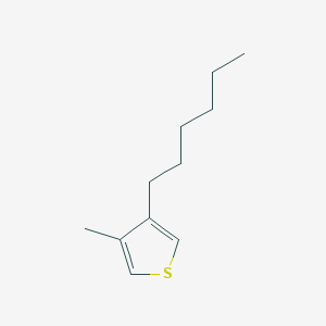 3-Hexyl-4-methylthiophene