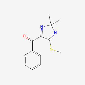 [2,2-Dimethyl-5-(methylsulfanyl)-2H-imidazol-4-yl](phenyl)methanone