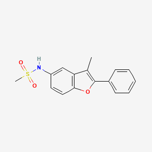 N-(3-Methyl-2-phenyl-1-benzofuran-5-yl)methanesulfonamide