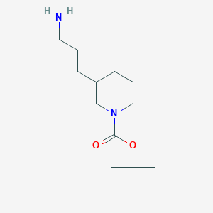 B1429841 tert-Butyl 3-(3-aminopropyl)piperidine-1-carboxylate CAS No. 946518-27-0