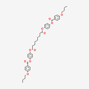 Bis{4-[(4-butoxybenzoyl)oxy]phenyl} nonanedioate