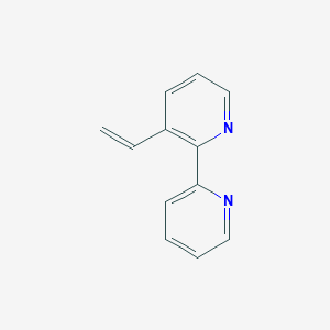 molecular formula C12H10N2 B14298420 3-Ethenyl-2,2'-bipyridine CAS No. 115013-70-2