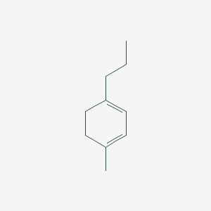 molecular formula C10H16 B14298427 1-Methyl-4-propylcyclohexa-1,3-diene CAS No. 113768-25-5