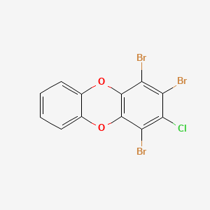 1,2,4-Tribromo-3-chlorooxanthrene