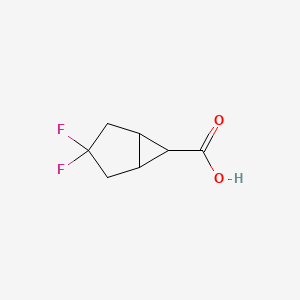 B1429847 3,3-Difluorobicyclo[3.1.0]hexane-6-carboxylic acid CAS No. 1823966-34-2