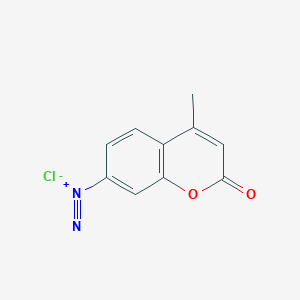 4-Methyl-2-oxo-2H-1-benzopyran-7-diazonium chloride