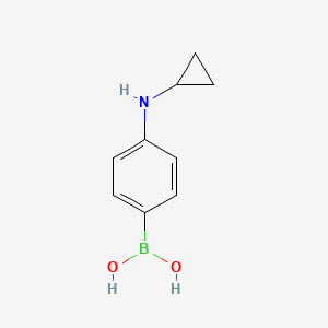 B1429850 4-(Cyclopropylamino)phenylboronic acid CAS No. 1228181-84-7