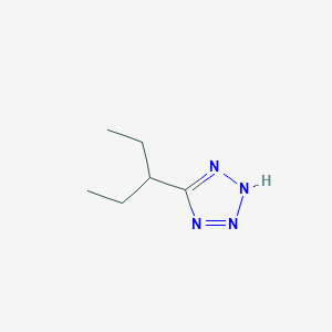 molecular formula C6H12N4 B1429851 5-(3-戊基)四唑 CAS No. 1372810-17-7