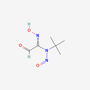 N-tert-Butyl-N'-hydroxy-N-nitroso(oxo)ethanimidamide