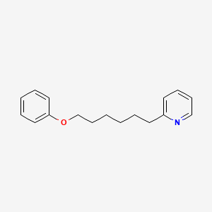 molecular formula C17H21NO B14298590 2-(6-Phenoxyhexyl)pyridine CAS No. 112944-99-7