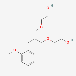 2,2'-[{2-[(2-Methoxyphenyl)methyl]propane-1,3-diyl}bis(oxy)]di(ethan-1-ol)