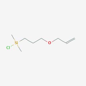 Chloro(dimethyl){3-[(prop-2-en-1-yl)oxy]propyl}silane