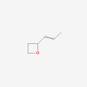 molecular formula C6H10O B14298632 2-(Prop-1-en-1-yl)oxetane CAS No. 124315-97-5