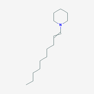 molecular formula C15H29N B14298634 1-(Dec-1-EN-1-YL)piperidine CAS No. 113814-45-2