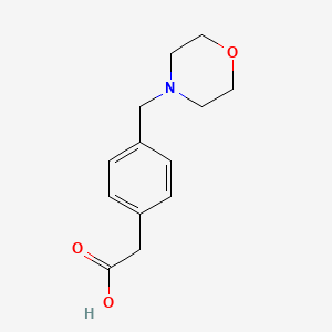 molecular formula C13H17NO3 B1429864 2-(4-(吗啉甲基)苯基)乙酸 CAS No. 521313-48-4