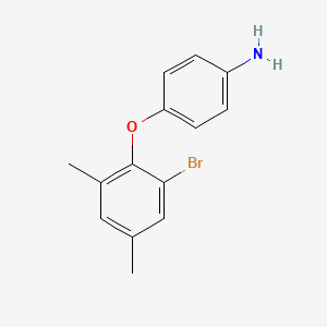 4-(2-Bromo-4,6-dimethylphenoxy)aniline