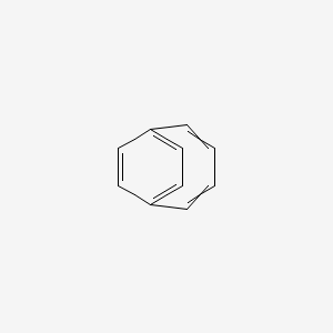 molecular formula C10H8 B14298654 Bicyclo[4.2.2]deca-1(8),2,4,6,9-pentaene CAS No. 118226-93-0