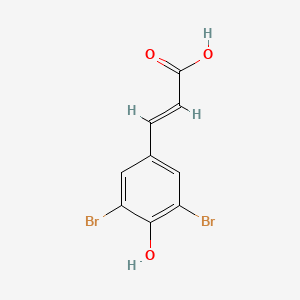 molecular formula C9H6Br2O3 B1429871 3,5-二溴-4-羟基肉桂酸 CAS No. 119405-33-3