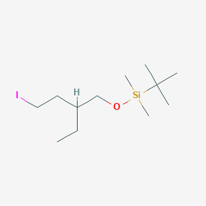 tert-Butyl(2-ethyl-4-iodobutoxy)dimethylsilane