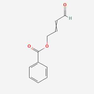 molecular formula C11H10O3 B14298718 4-Oxobut-2-en-1-yl benzoate CAS No. 118017-13-3