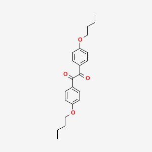 molecular formula C22H26O4 B14298749 Bis(4-butoxyphenyl)ethane-1,2-dione CAS No. 114435-12-0