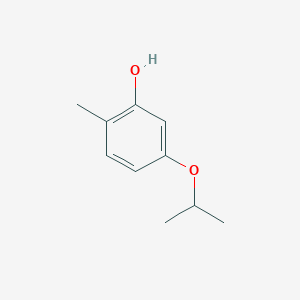 molecular formula C10H14O2 B1429876 5-Isopropoxy-2-methylphenol CAS No. 918445-11-1