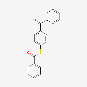 molecular formula C20H14O2S B14298775 S-(4-Benzoylphenyl) benzenecarbothioate CAS No. 112013-24-8