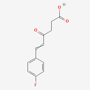 6-(4-Fluorophenyl)-4-oxohex-5-enoic acid