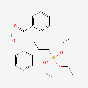 2-Hydroxy-1,2-diphenyl-5-(triethoxysilyl)pentan-1-one