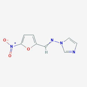 1H-Imidazol-1-amine, N-[(5-nitro-2-furanyl)methylene]-