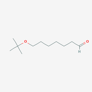 molecular formula C11H22O2 B14298829 7-tert-Butoxyheptanal CAS No. 113093-78-0