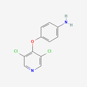 molecular formula C11H8Cl2N2O B1429884 4-(3,5-Dichloro-pyridin-4-yloxy)-phenylamine CAS No. 890664-90-1