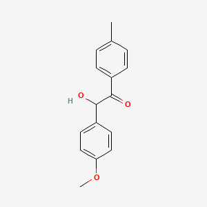 2-Hydroxy-2-(4-methoxyphenyl)-1-(4-methylphenyl)ethan-1-one