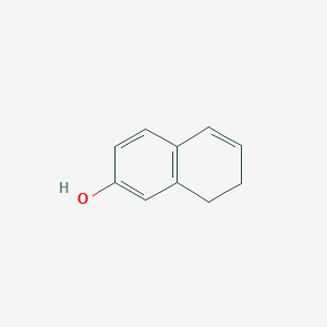 molecular formula C10H10O B14298876 7,8-Dihydro-2-naphthalenol CAS No. 120887-12-9