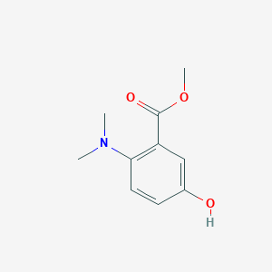 molecular formula C10H13NO3 B1429889 2-(二甲氨基)-5-羟基苯甲酸甲酯 CAS No. 937079-64-6