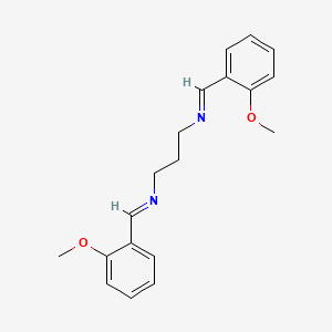 1,3-Propanediamine, N,N'-bis[(2-methoxyphenyl)methylene]-